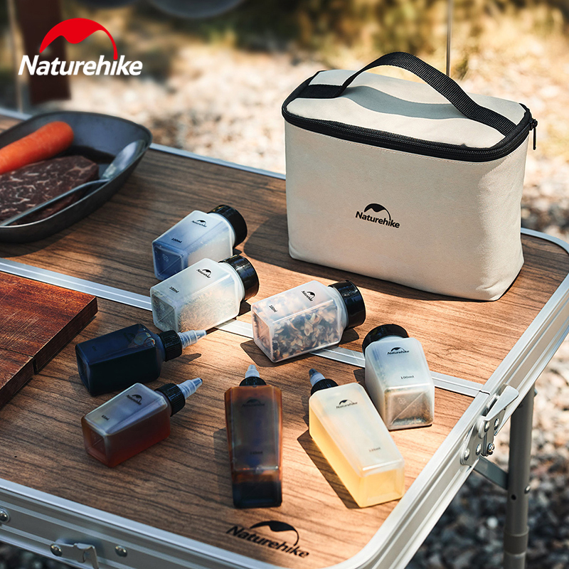 Outdoor Camping Kitchen Set - Naturehike Condiment Bottle 6/8pcs Outdoor Portable