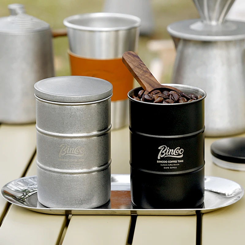 Zd Outdoor Camping - Stainless Steel Coffee Bean Airtight Cans
