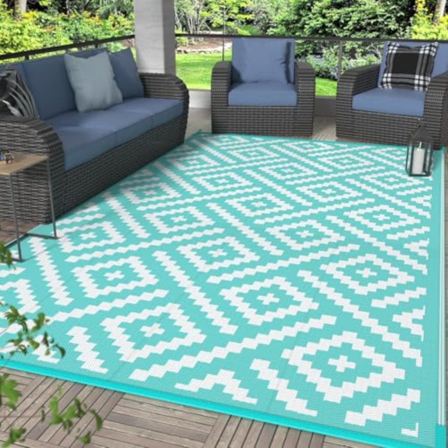 Outdoor Camping Mat Waterproof - Outdoor Rug for Patio Clearance Waterproof