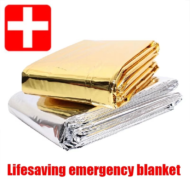 Outdoor Camping Mat Waterproof - 15-1Pcs Emergency Thermal Blanket Folding Waterproof