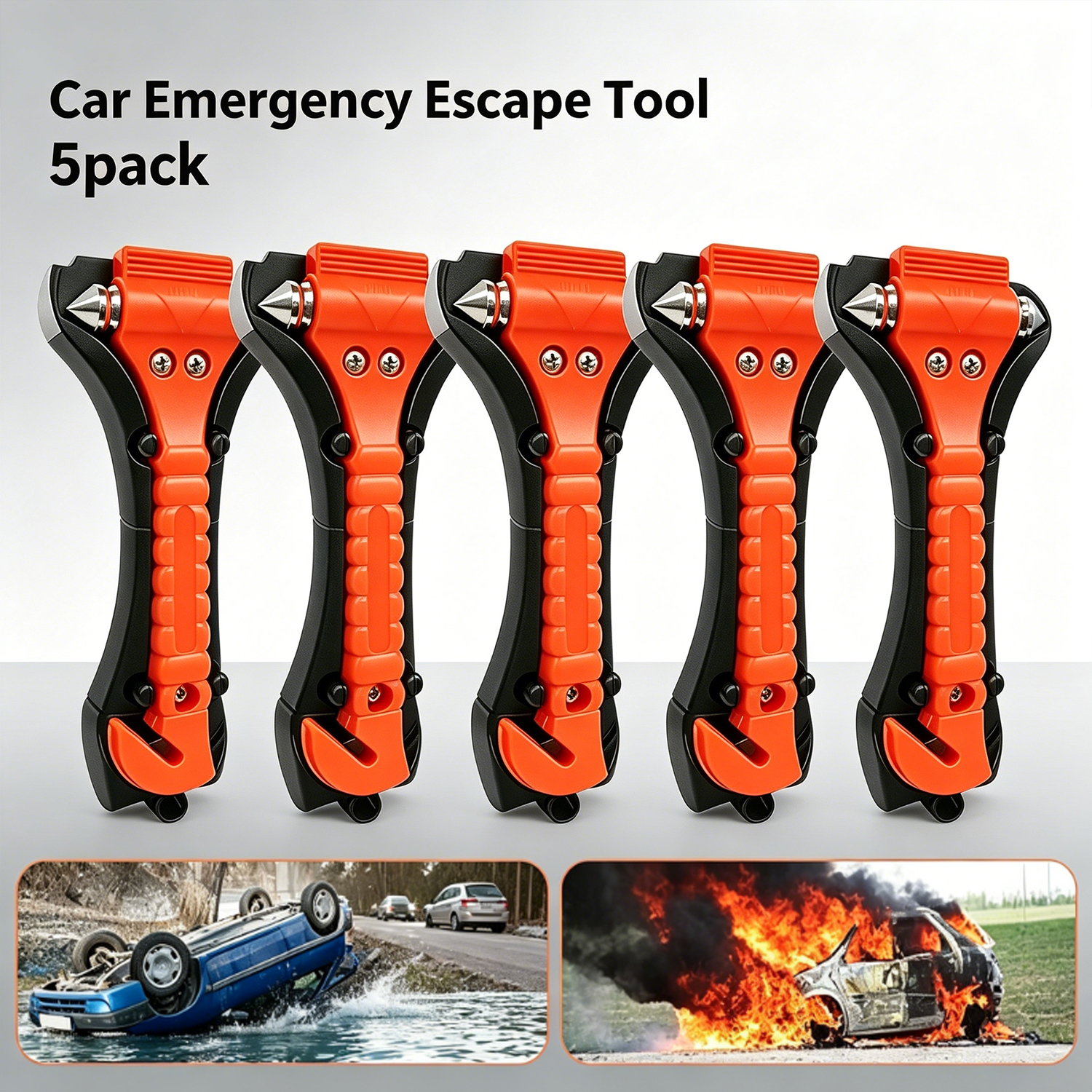 Bivvy Bag Emergency - 1/2PCS Survival Safety Hammer Camping Driving