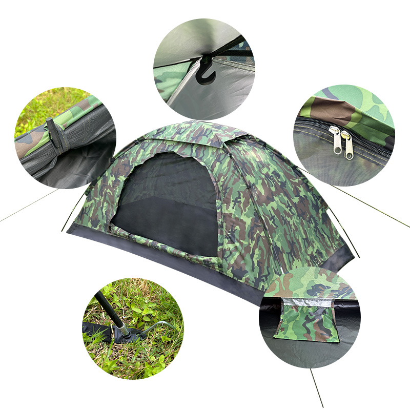 Camping Zelt Outdoor - Anpassung Wasserdichtes Taktisches Outdoor-Zelt 1-2 Pers