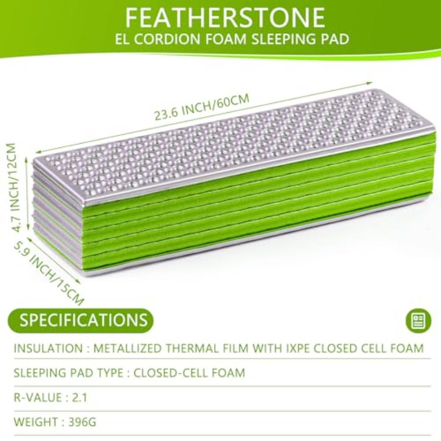 Foam Camping Pads for Sleeping - Outdoor Camping Mat Waterproof ulasan dan harga