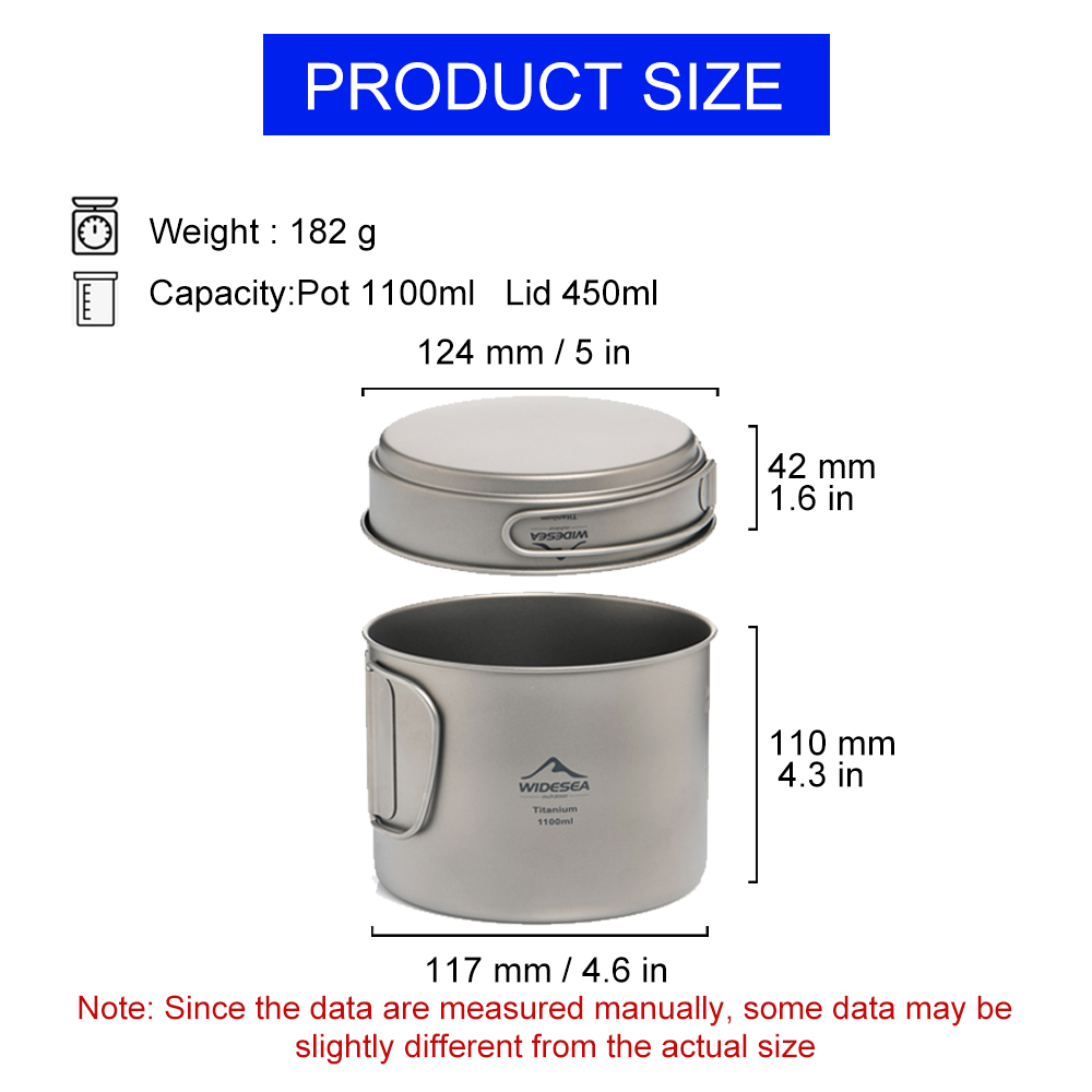 Widesea Ultralight Titanium Ca - Outdoor Camping Kitchen Set ulasan dan harga