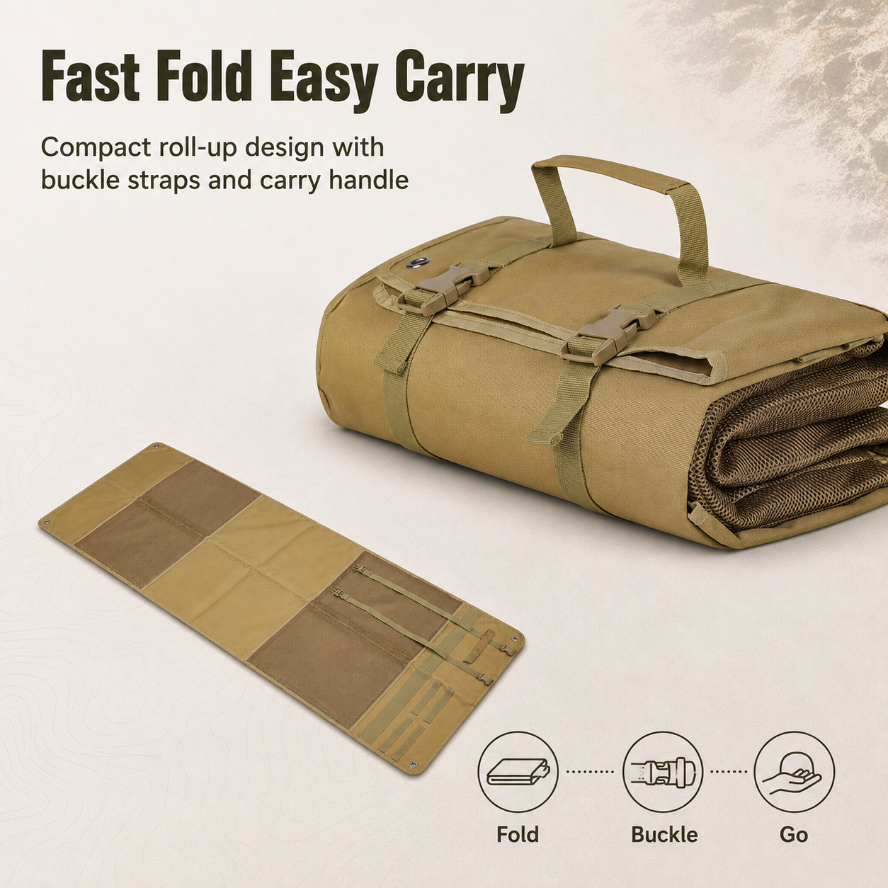 Portable Tactical Ground Mat D - Outdoor Camping Mat Waterproof ulasan dan harga