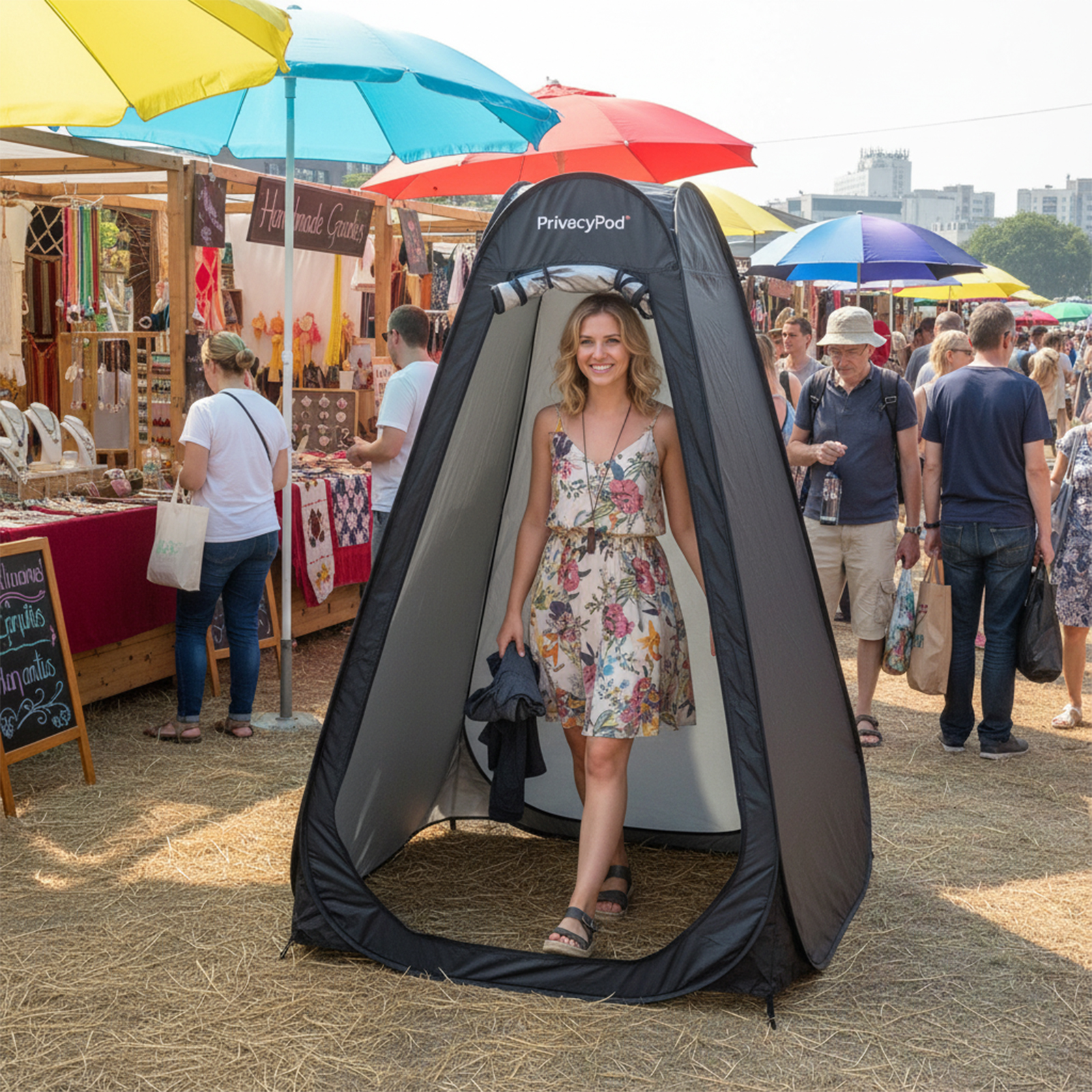 Portable Pop-Up Privacy Tent O - Outdoor Camping Bathroom ulasan dan harga