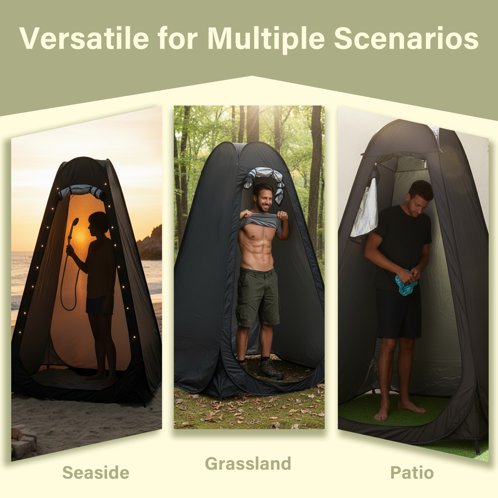 Portable Pop-Up Privacy Tent O - Outdoor Camping Bathroom ulasan dan harga
