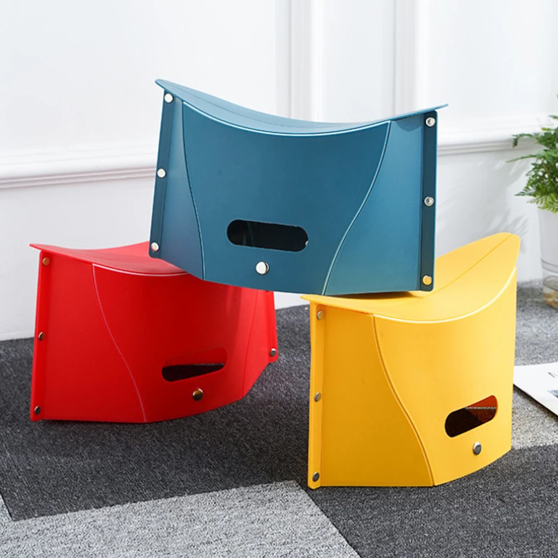 Plastic Portable Folding Stool - Outdoor Chair Camping ulasan dan harga