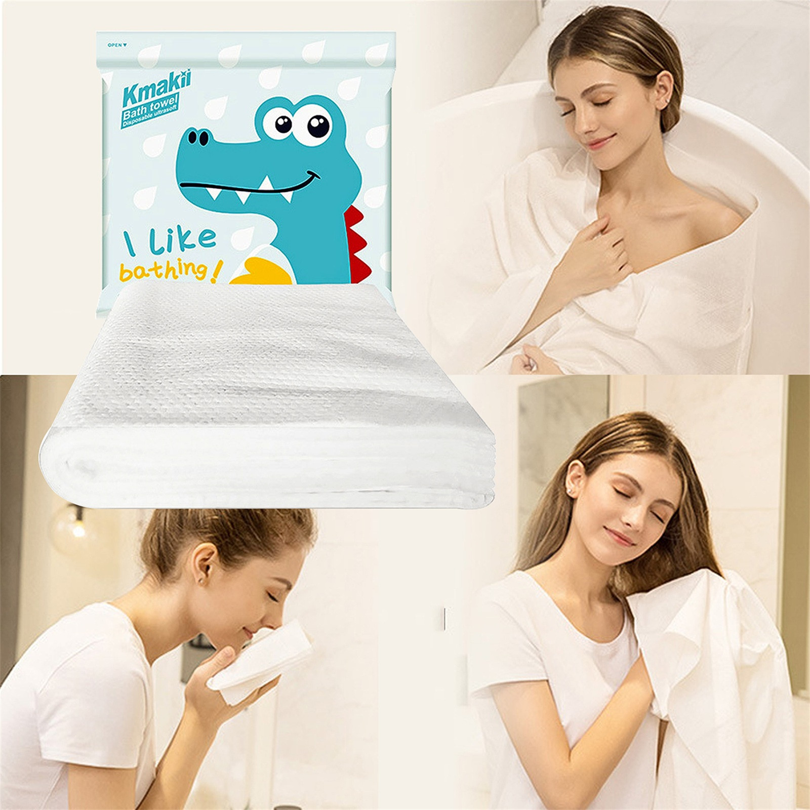 Disposable Thick Bath Towels H - Outdoor Camping Bathroom ulasan dan harga