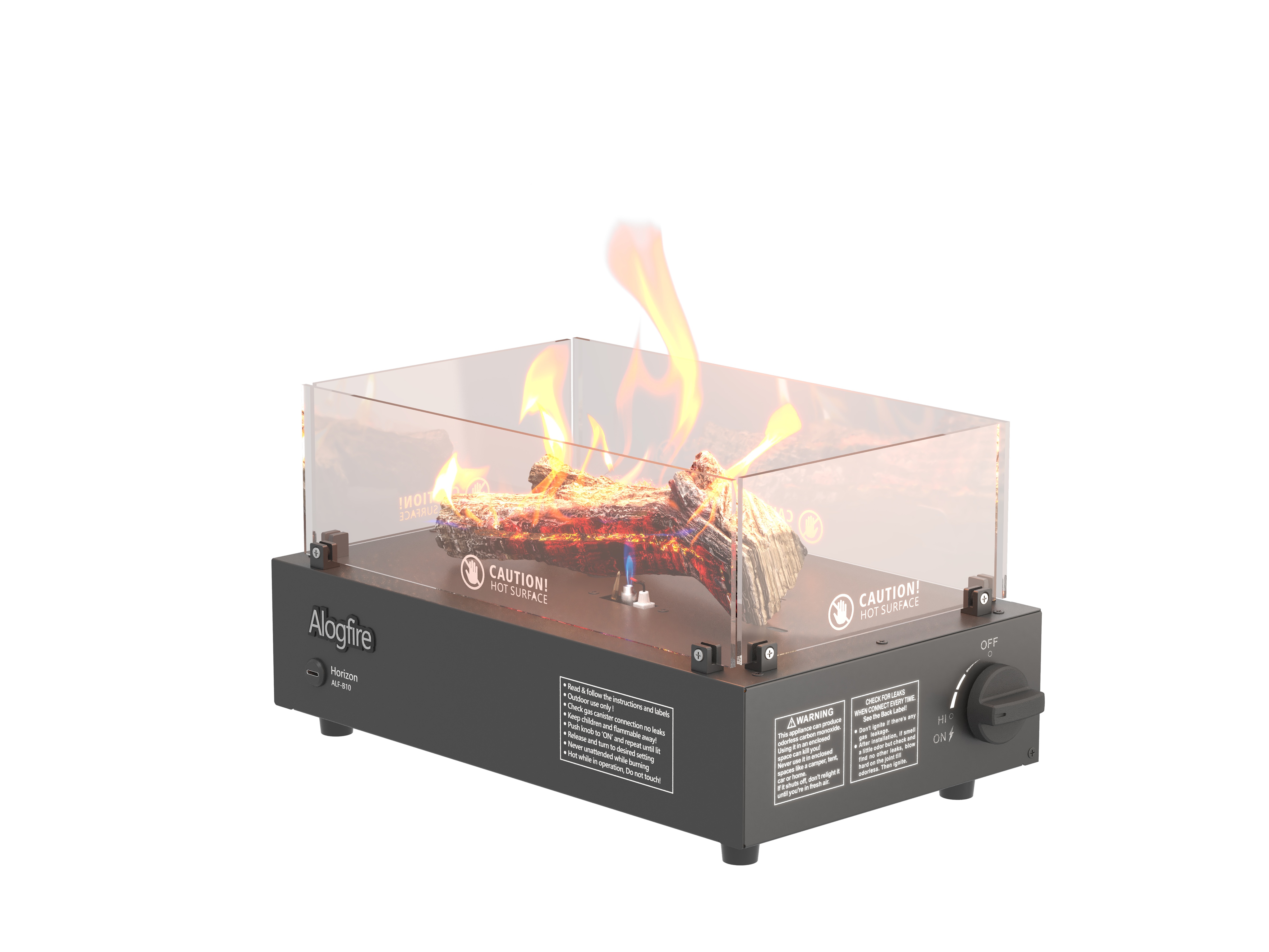 Alogfire Real Flame Smokeless  - Outdoor Camping Gas Heater ulasan dan harga