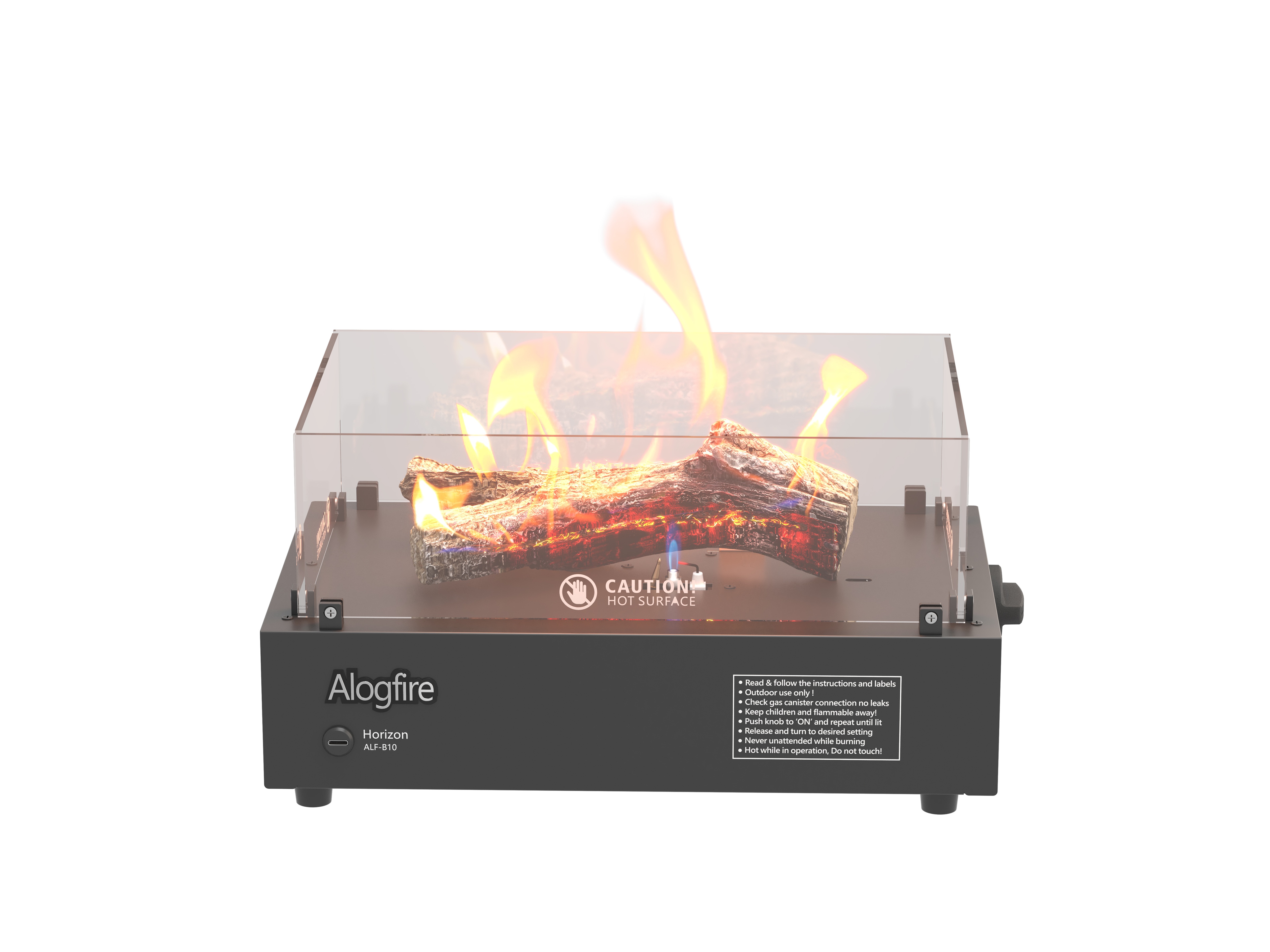 Alogfire Real Flame Smokeless  - Outdoor Camping Gas Heater ulasan dan harga