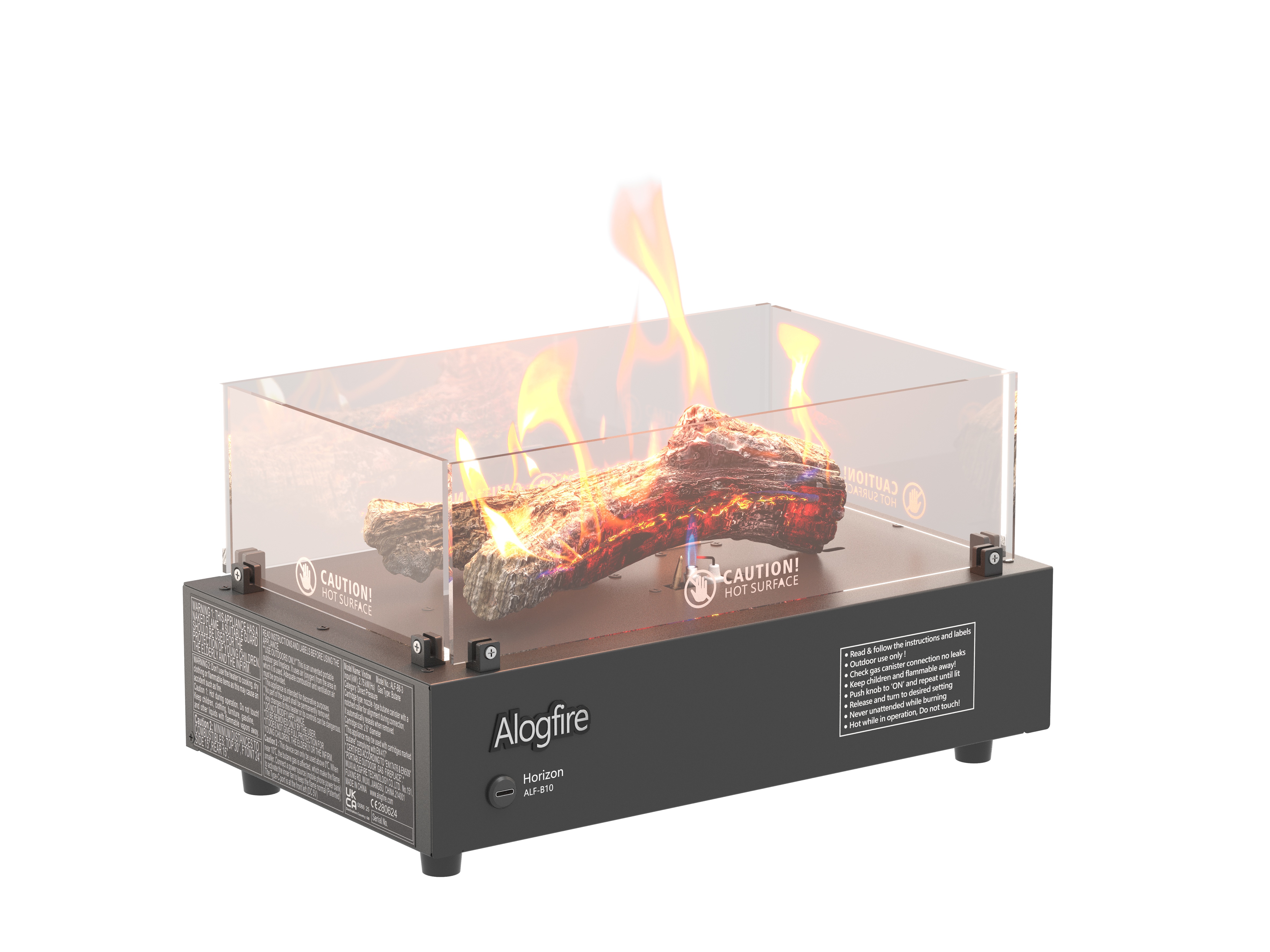 Alogfire Real Flame Smokeless  - Outdoor Camping Gas Heater ulasan dan harga