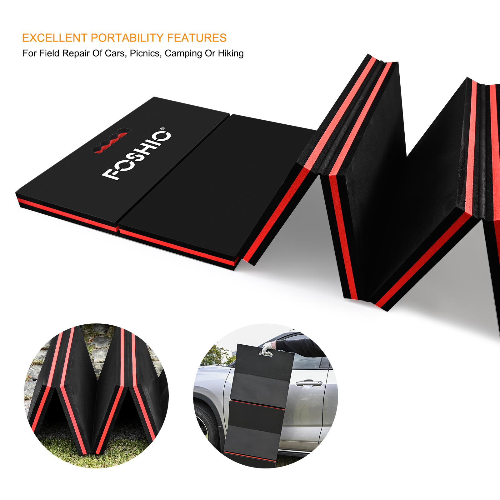 EHDIS 2-Fold/6-Fold Foldable W - Outdoor Camping Mat Waterproof ulasan dan harga