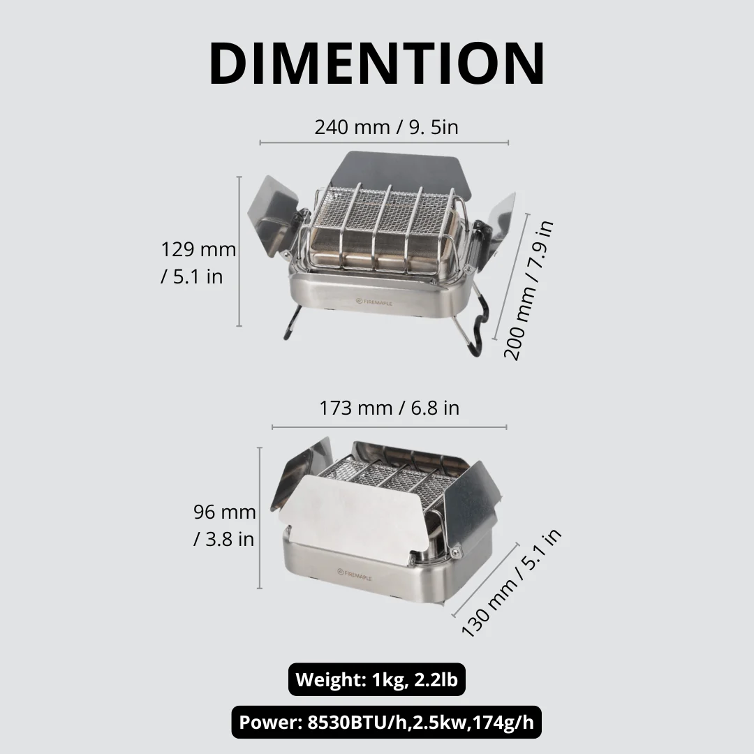 Fire-Maple Sunflower X Gas Cam - Outdoor Camping Gas Heater ulasan dan harga
