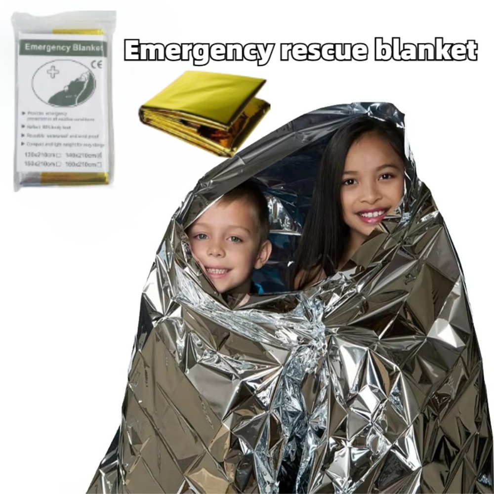Emergent Blanket Mylar Thermal - Outdoor Camping Heated Blanket ulasan dan harga