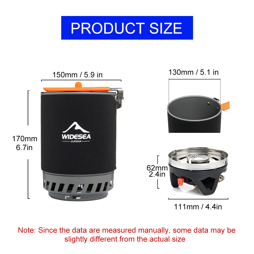 Widesea Camping Cooking System - Outdoor Camping Gas Heater ulasan dan harga