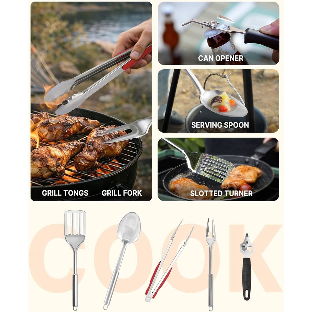 Compact Camping Kitchen Set wi - Outdoor Camping Kitchen Set ulasan dan harga