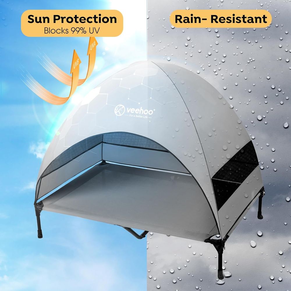 Outdoor Dog Bed, Cooling Eleva - Outdoor Camping Dog Bed ulasan dan harga