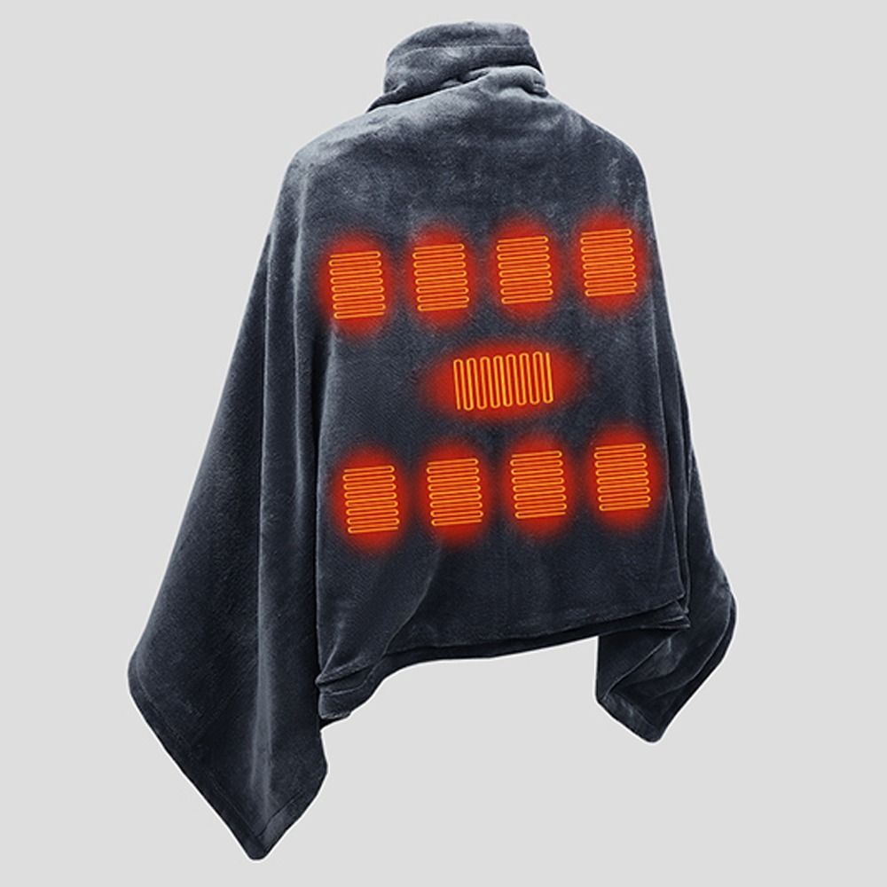 Fashion Wearable USB Electric  - Outdoor Camping Heated Blanket ulasan dan harga
