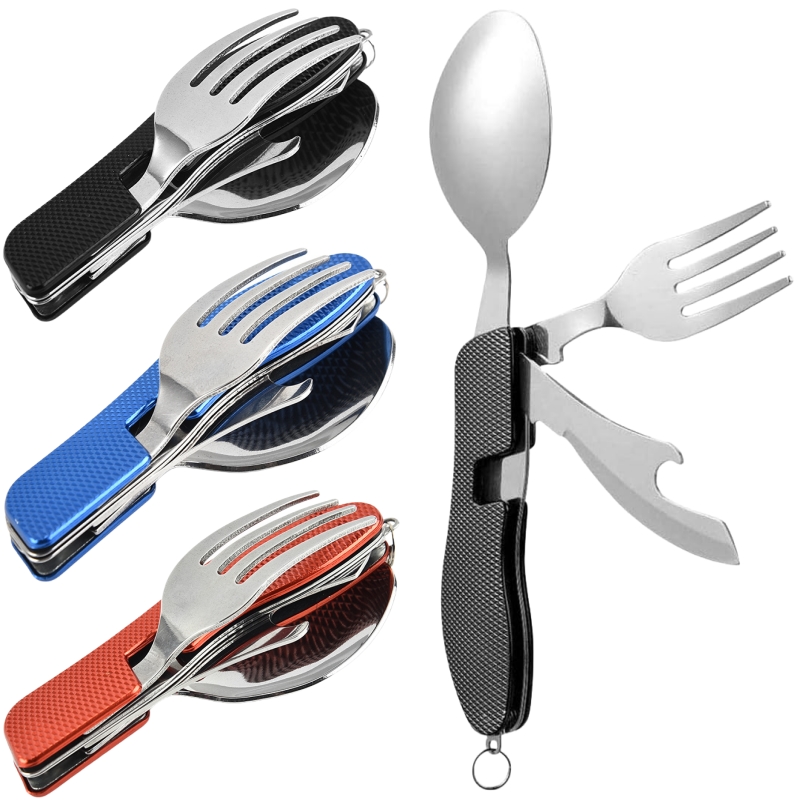 4 in1 Foldable Camping Utensil - Outdoor Camping Kitchen Set ulasan dan harga