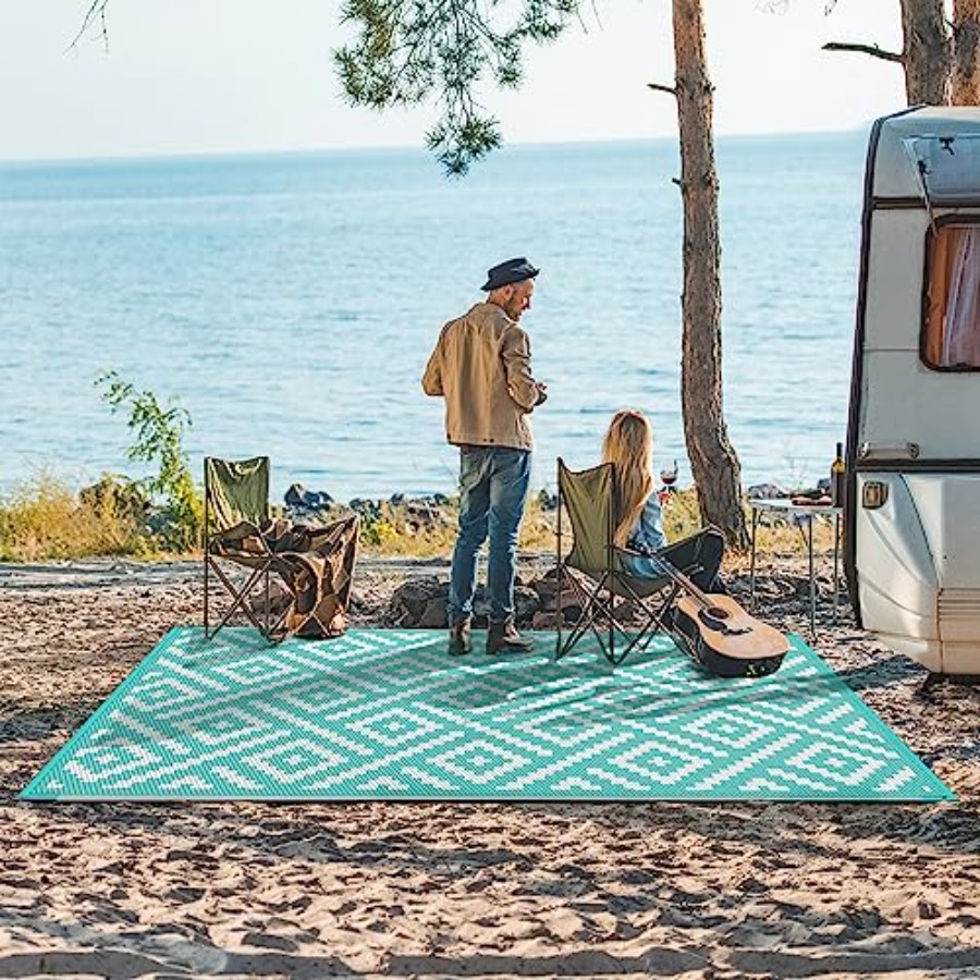 Outdoor Rug for Patio Clearanc - Outdoor Camping Mat Waterproof ulasan dan harga