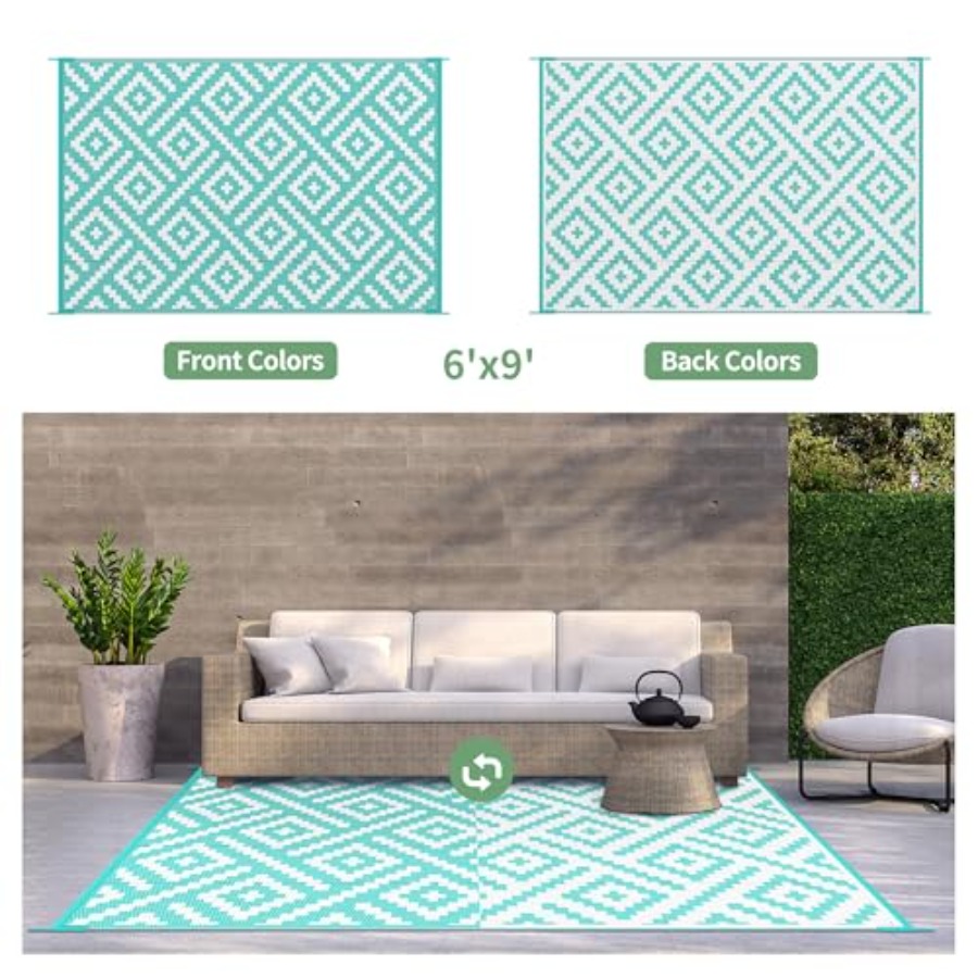 Outdoor Rug for Patio Clearanc - Outdoor Camping Mat Waterproof ulasan dan harga