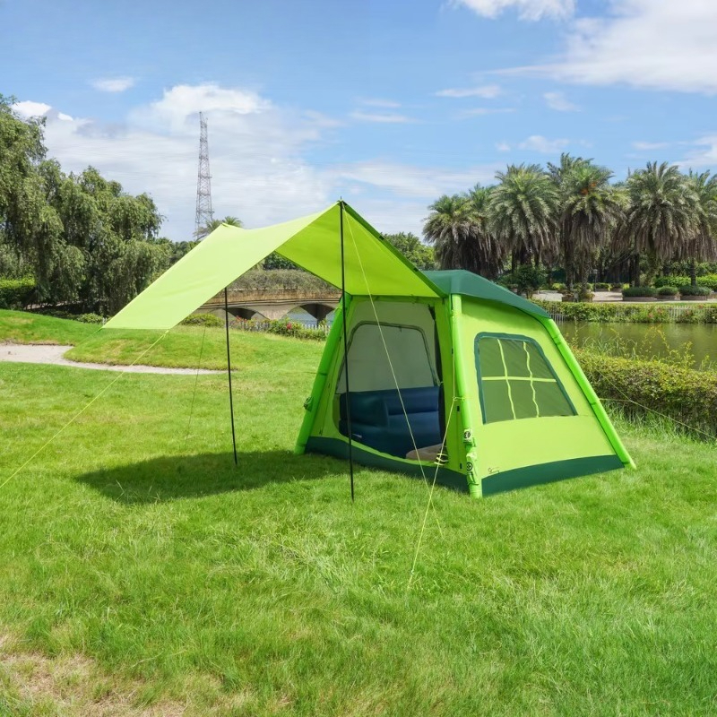 Portable Oxford Waterproof Inf - Outdoor Camping Tent Waterproof ulasan dan harga