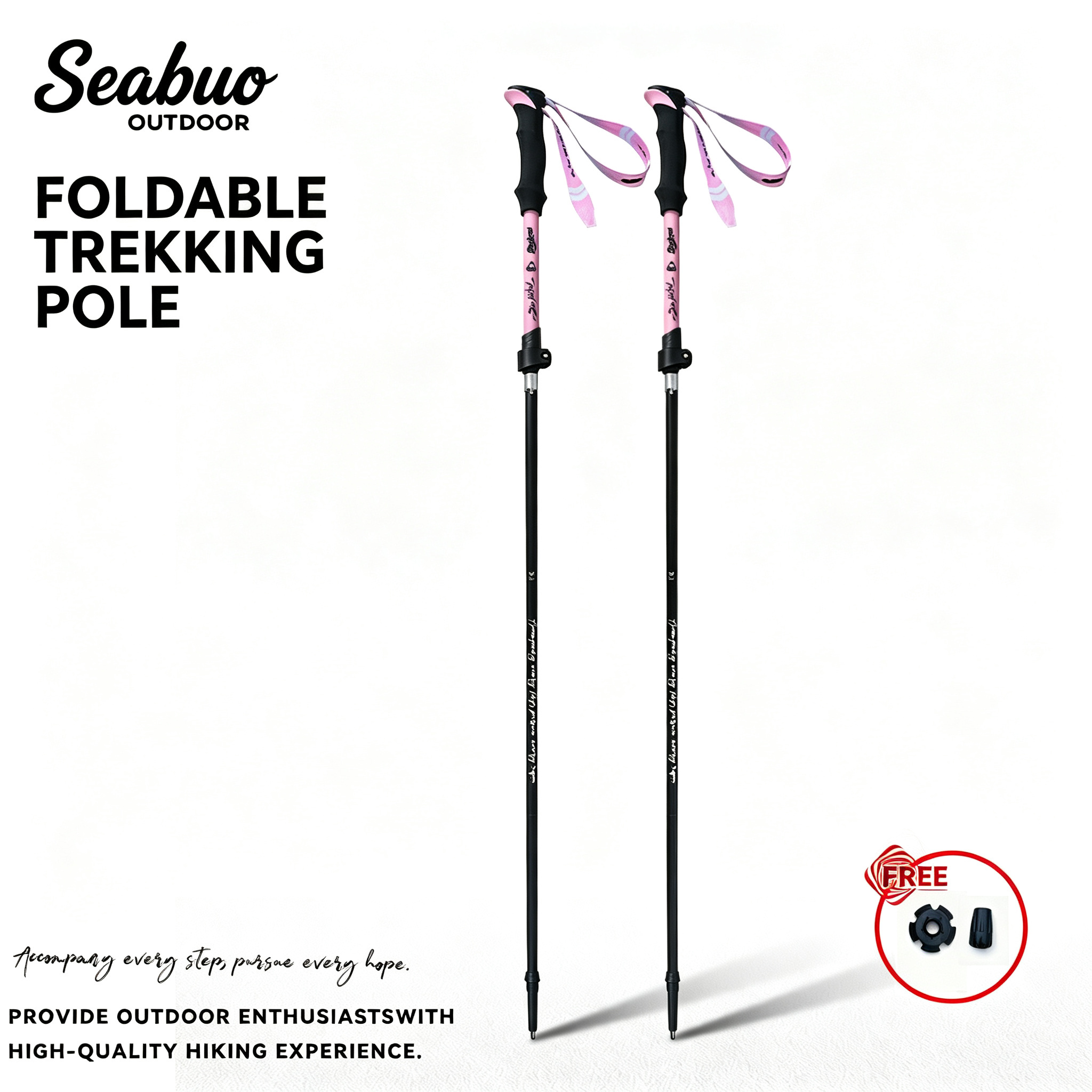 37cm Foldable Trekking Poles L - Zd Outdoor Camping ulasan dan harga