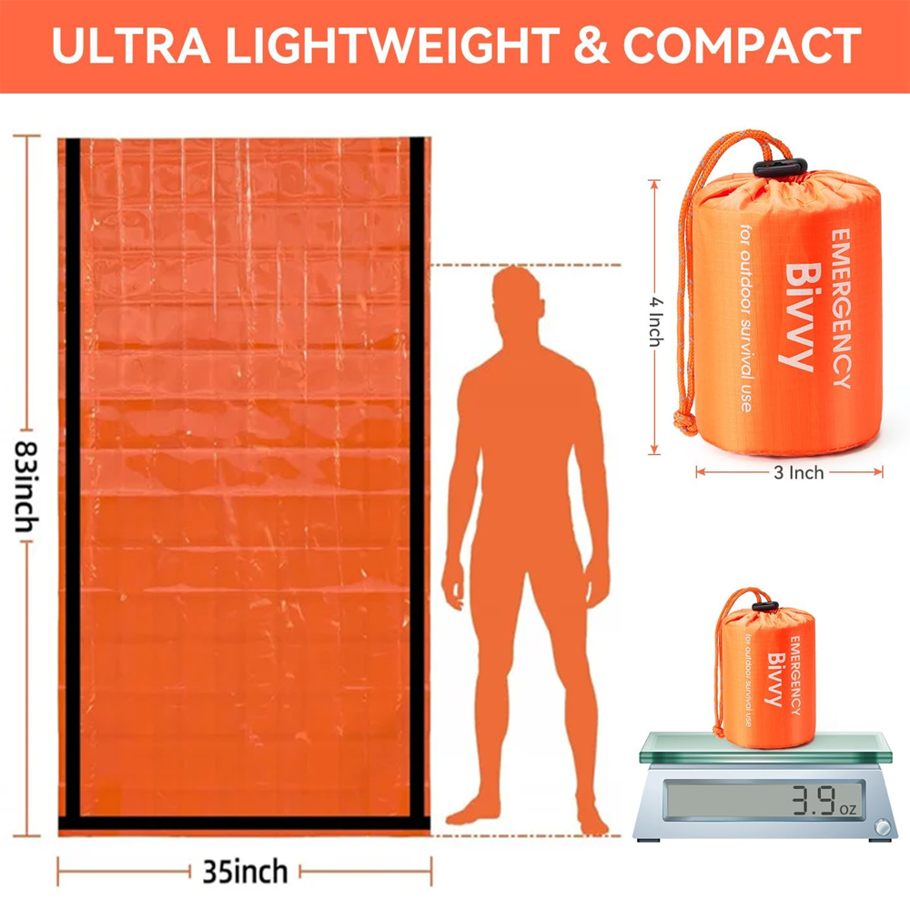 Emergency Sleeping Bag Surviva - Bivvy Bag Emergency ulasan dan harga