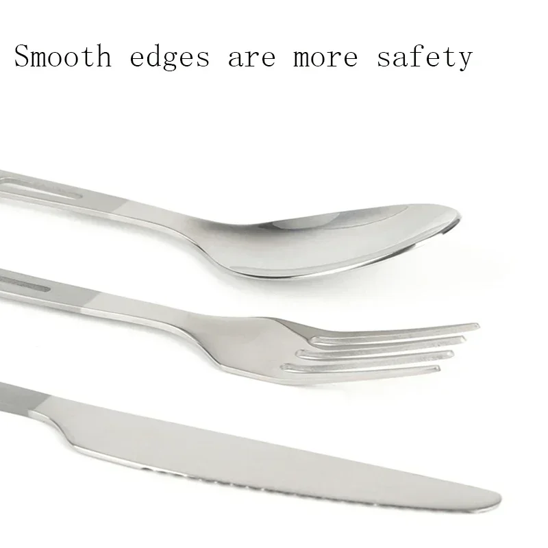 HWZBBEN Titanium Fork Spoon Kn - Outdoor Camping Kitchen Set ulasan dan harga