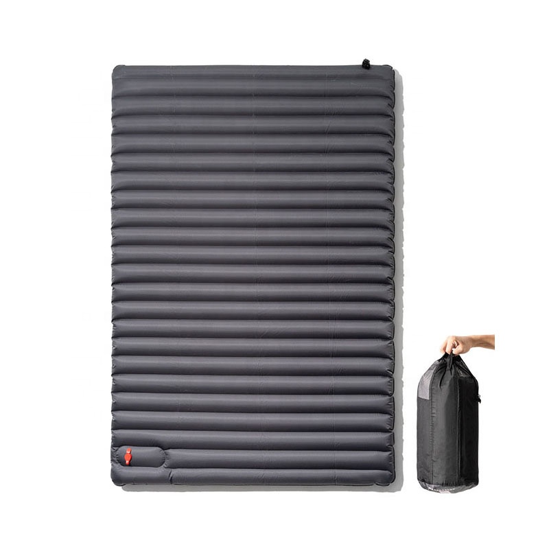 Outdoor Foot-pump Inflatable M - Outdoor Camping Mattress ulasan dan harga