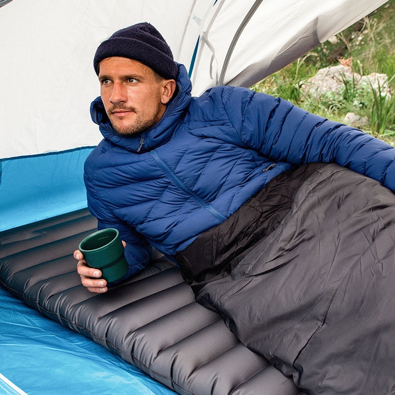 Outdoor Foot-pump Inflatable M - Outdoor Camping Mattress ulasan dan harga
