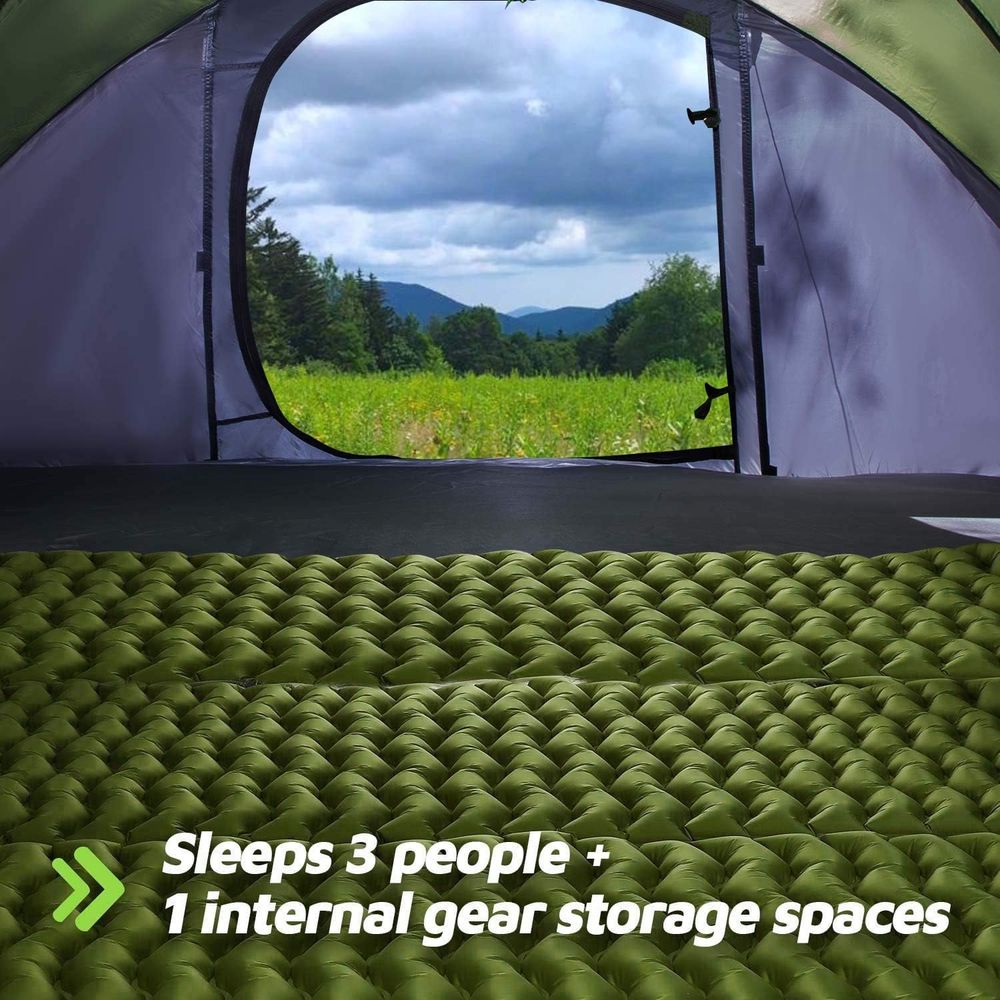 4-Person Automatic Setup Tent, - Camping Tent ulasan dan harga