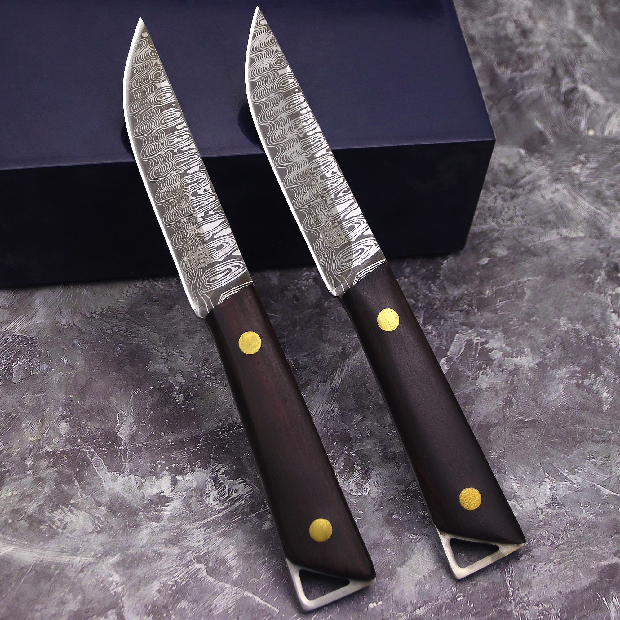 WPKOPYA USA 420C steel (Damasc - Outdoor Camping Usa ulasan dan harga