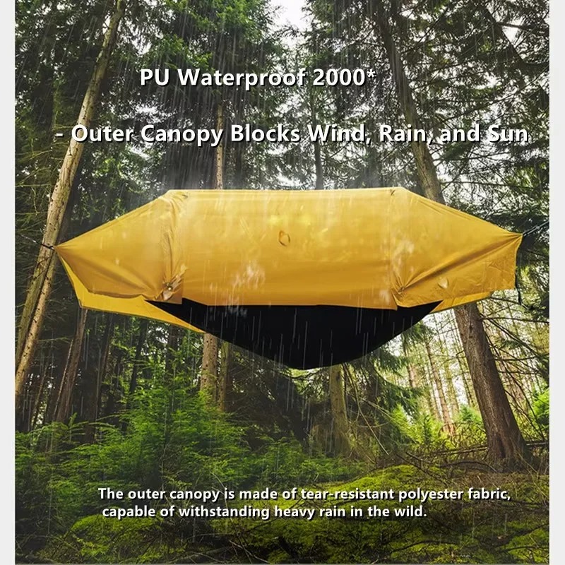 All-in-One Double-Pole Mosquit - Outdoor Camping Solo ulasan dan harga