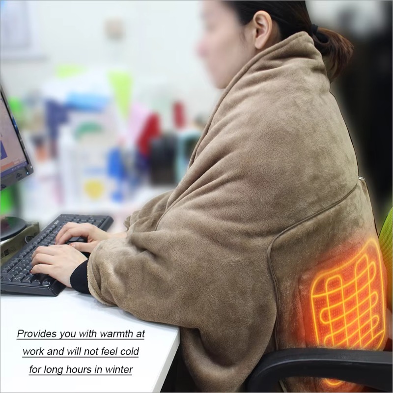 USB electric blanket winter we - Outdoor Camping Heated Blanket ulasan dan harga
