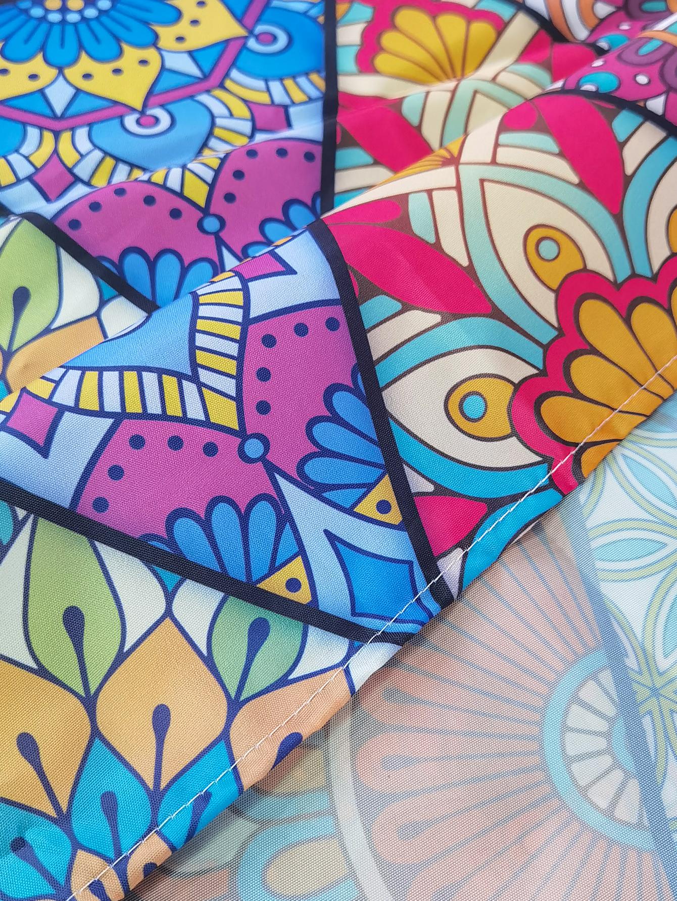 1pc Diamond-Shaped Mandala Pri - Outdoor Camping Mat Waterproof ulasan dan harga