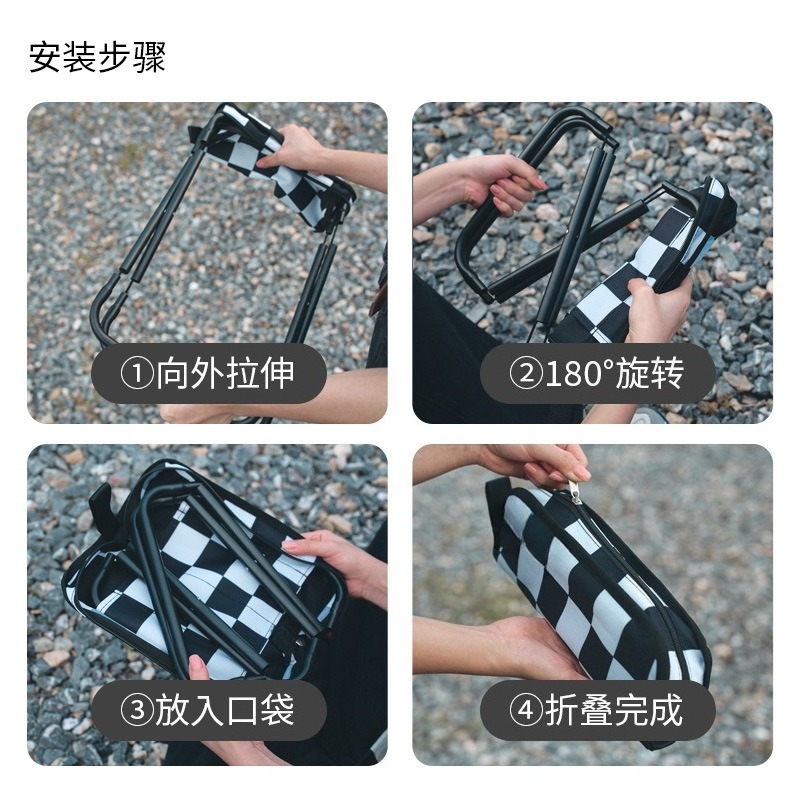 Outdoor folding stool portable - Outdoor Chair Camping ulasan dan harga