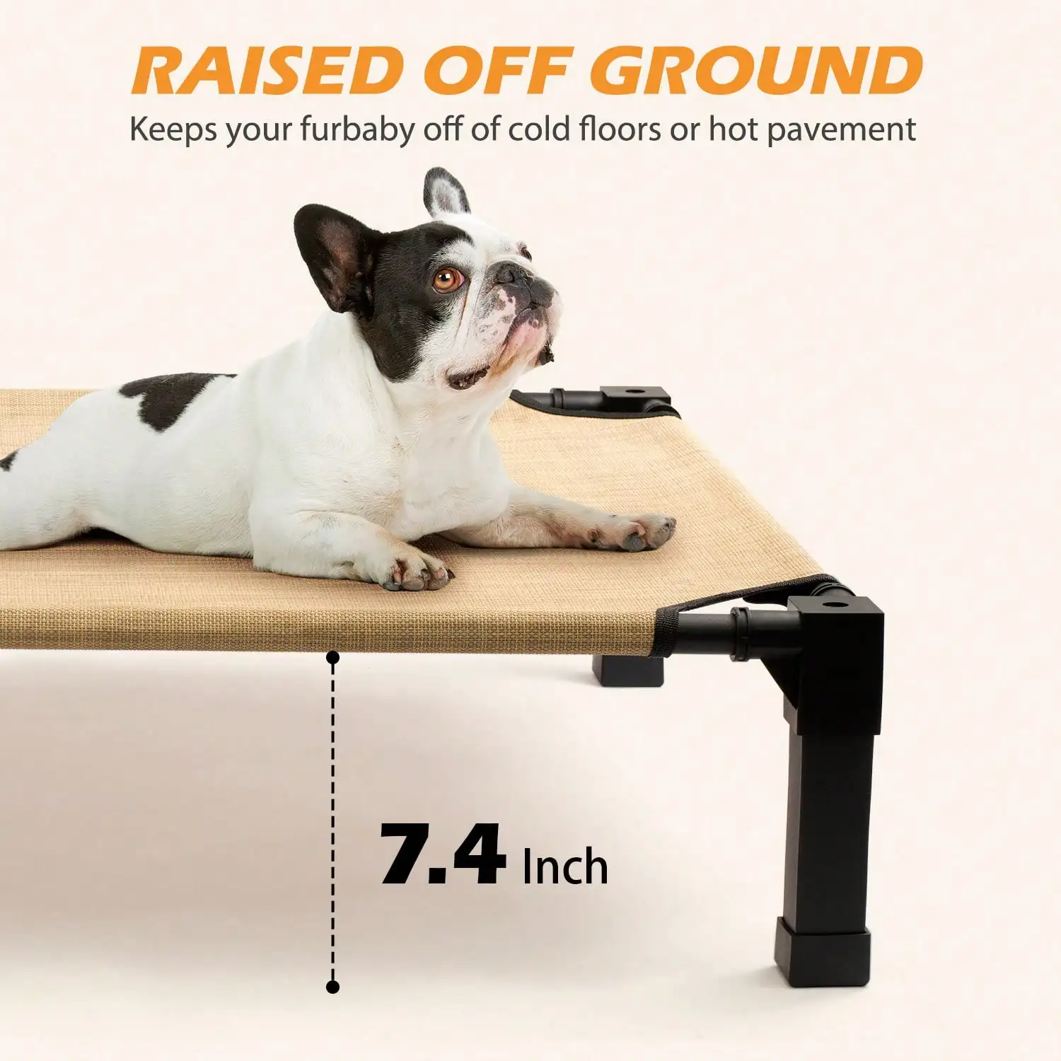 Upgraded Elevated Dog Bed- Por - Outdoor Camping Dog Bed ulasan dan harga