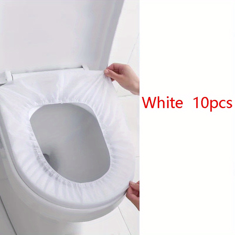 10Pcs Blue Disposable Toilet S - Outdoor Camping Bathroom ulasan dan harga