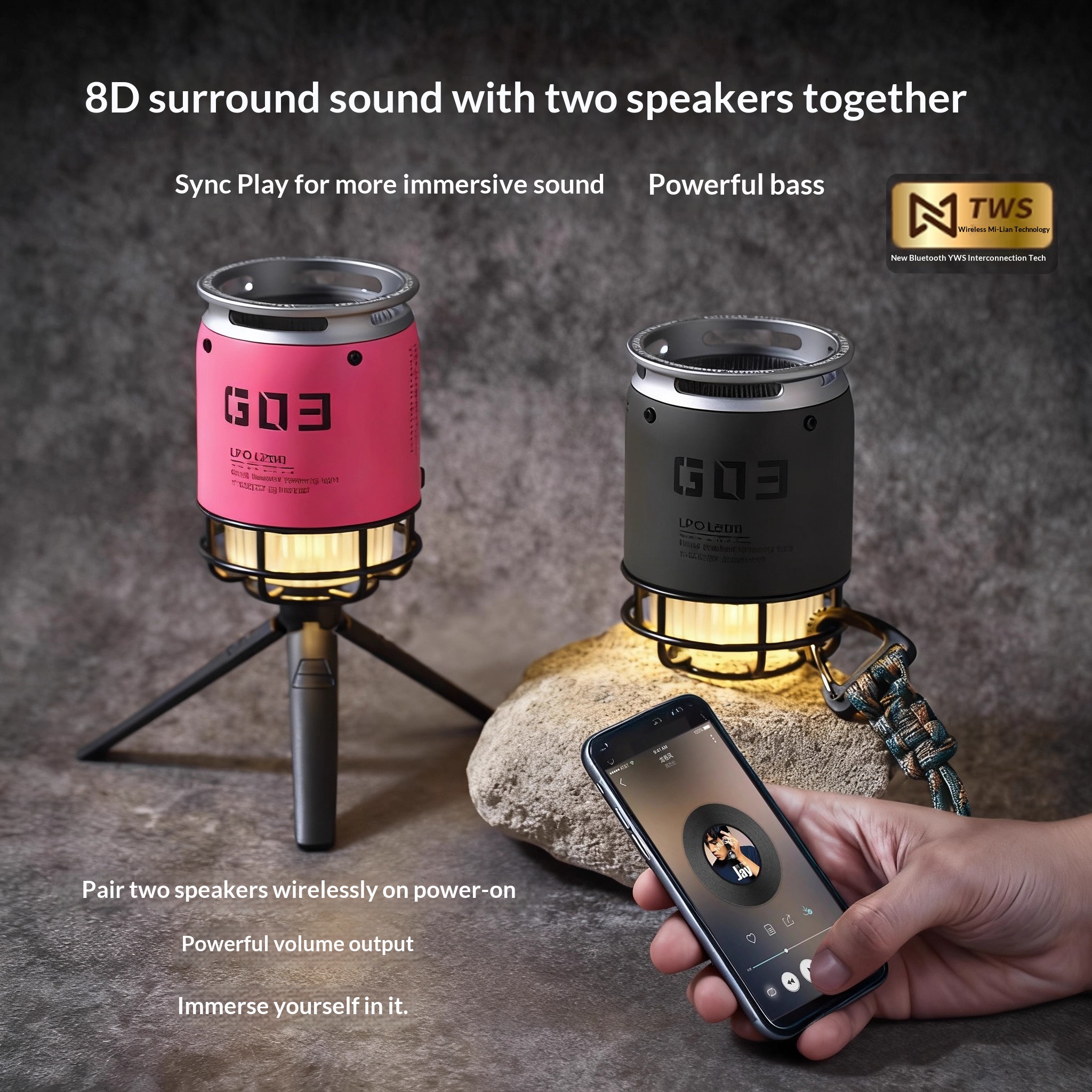 X-ZHIYI Bluetooth Audio Outdoo - Zd Outdoor Camping ulasan dan harga