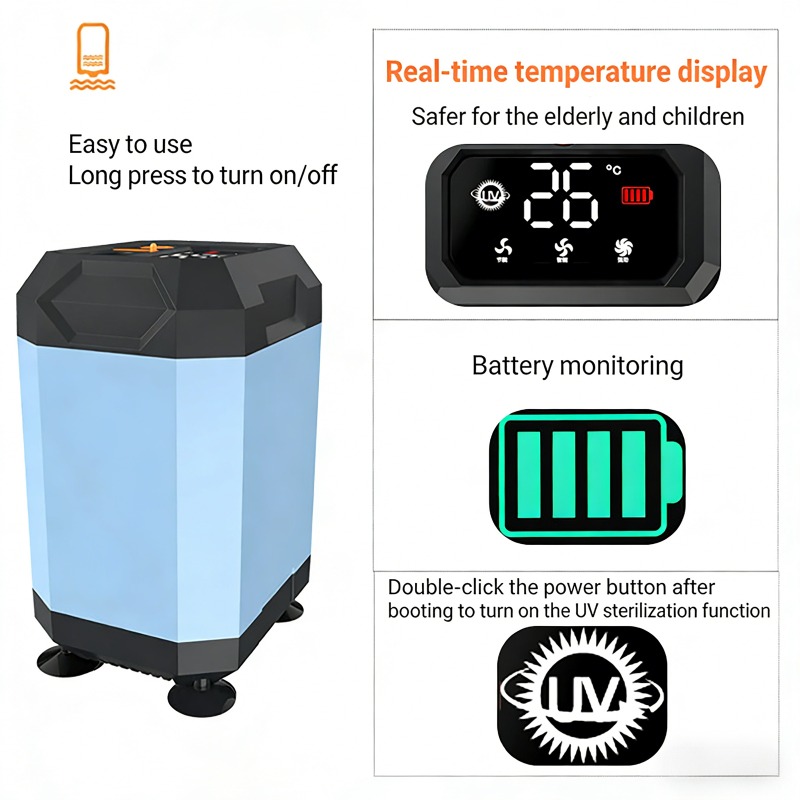 5400mAh/9000mAh Outdoor Portab - Outdoor Camping Bathroom ulasan dan harga