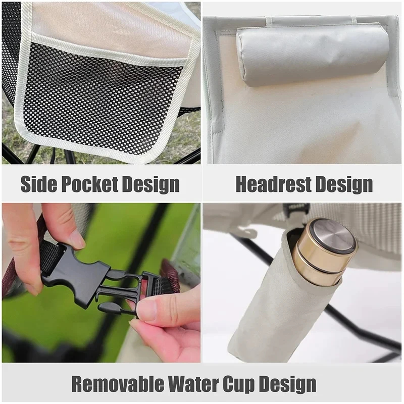Portable foldable camping chai - Outdoor Chair Camping ulasan dan harga