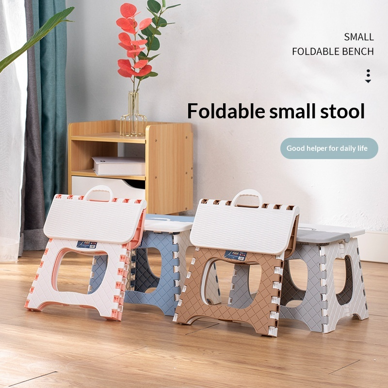 Folding Step Stool with Handle - Outdoor Camping Bathroom ulasan dan harga
