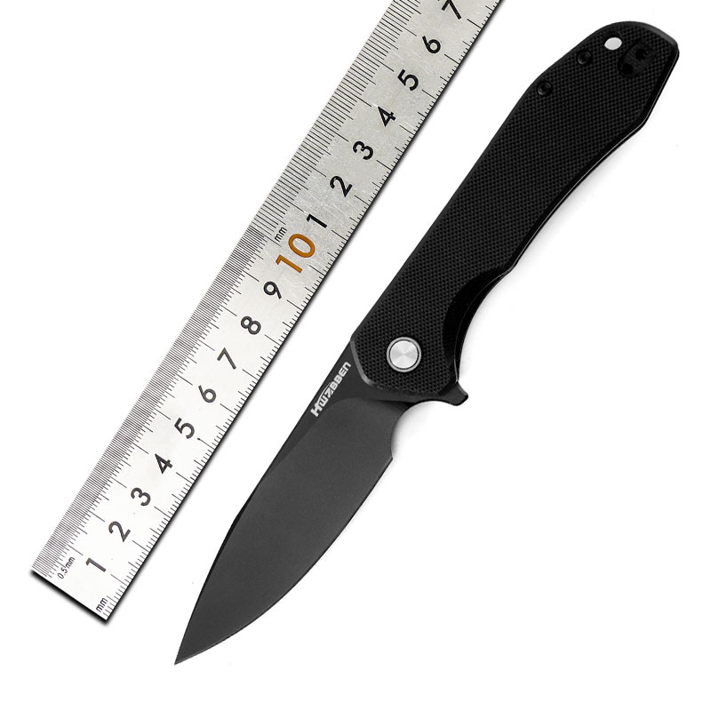 1pc 7 ”D2 Blade G10 Anti Slip  - Zd Outdoor Camping ulasan dan harga