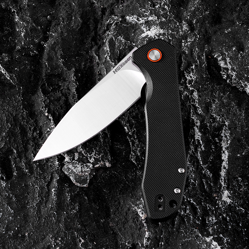1pc 7 ”D2 Blade G10 Anti Slip  - Zd Outdoor Camping ulasan dan harga