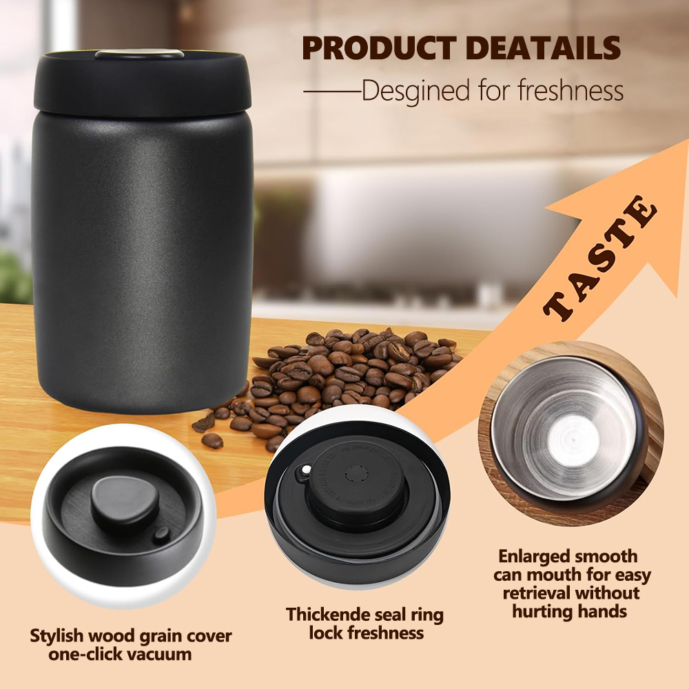 Coffee Sealed Can Stainless St - Zd Outdoor Camping ulasan dan harga
