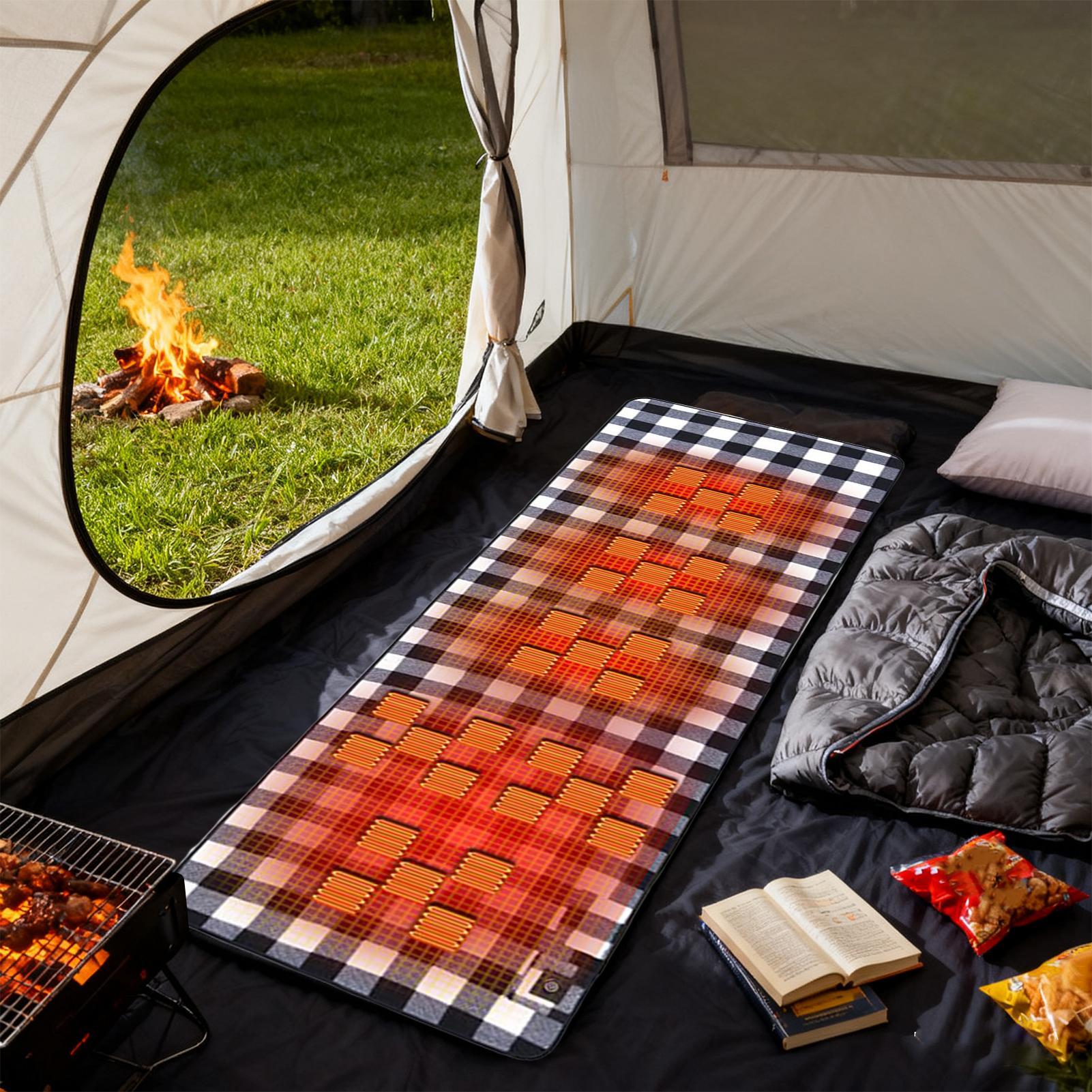 Heated Camping Pad Soft Foldab - Outdoor Camping Heated Blanket ulasan dan harga