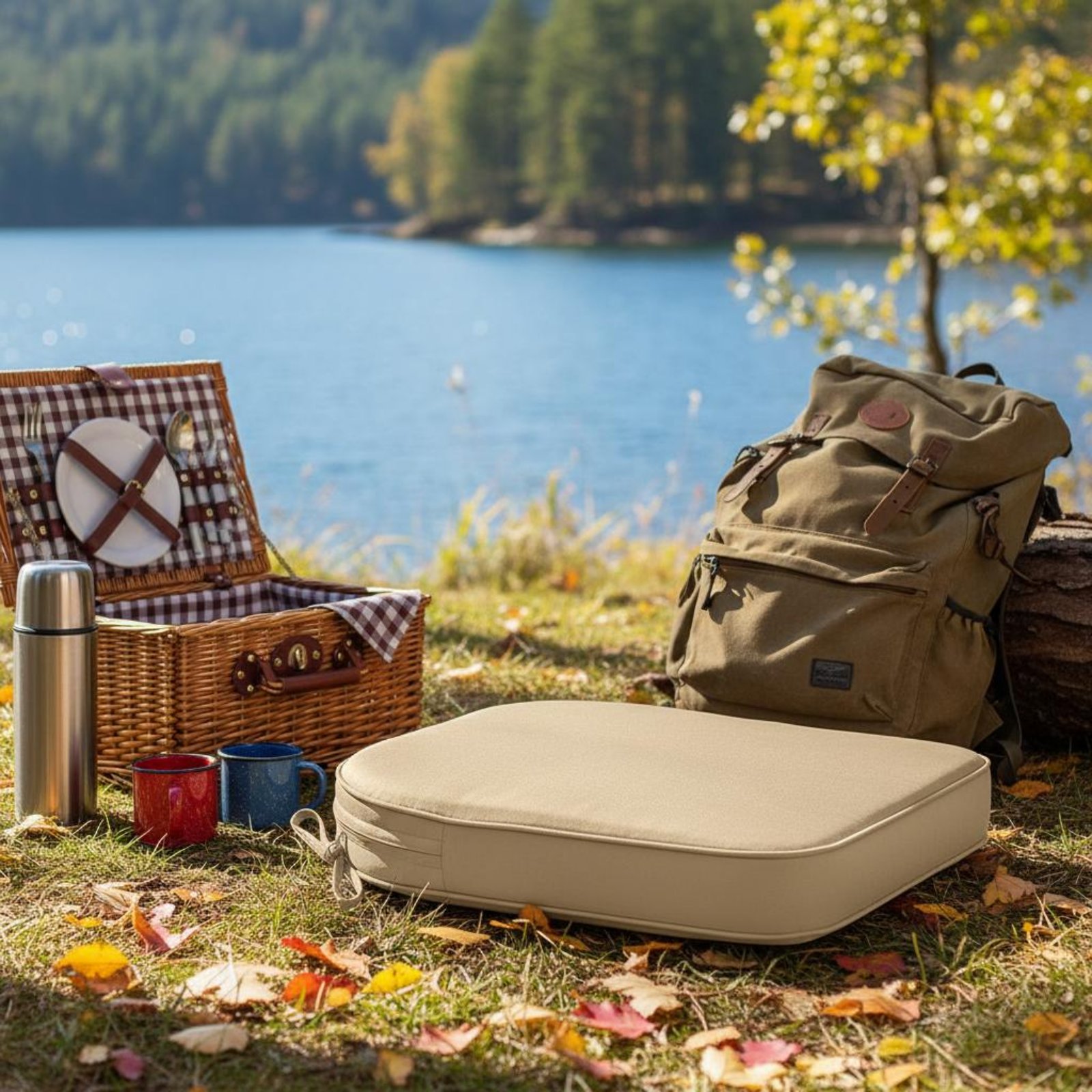 Waterproof Patio Seat Pad Easy - Outdoor Chair Camping ulasan dan harga