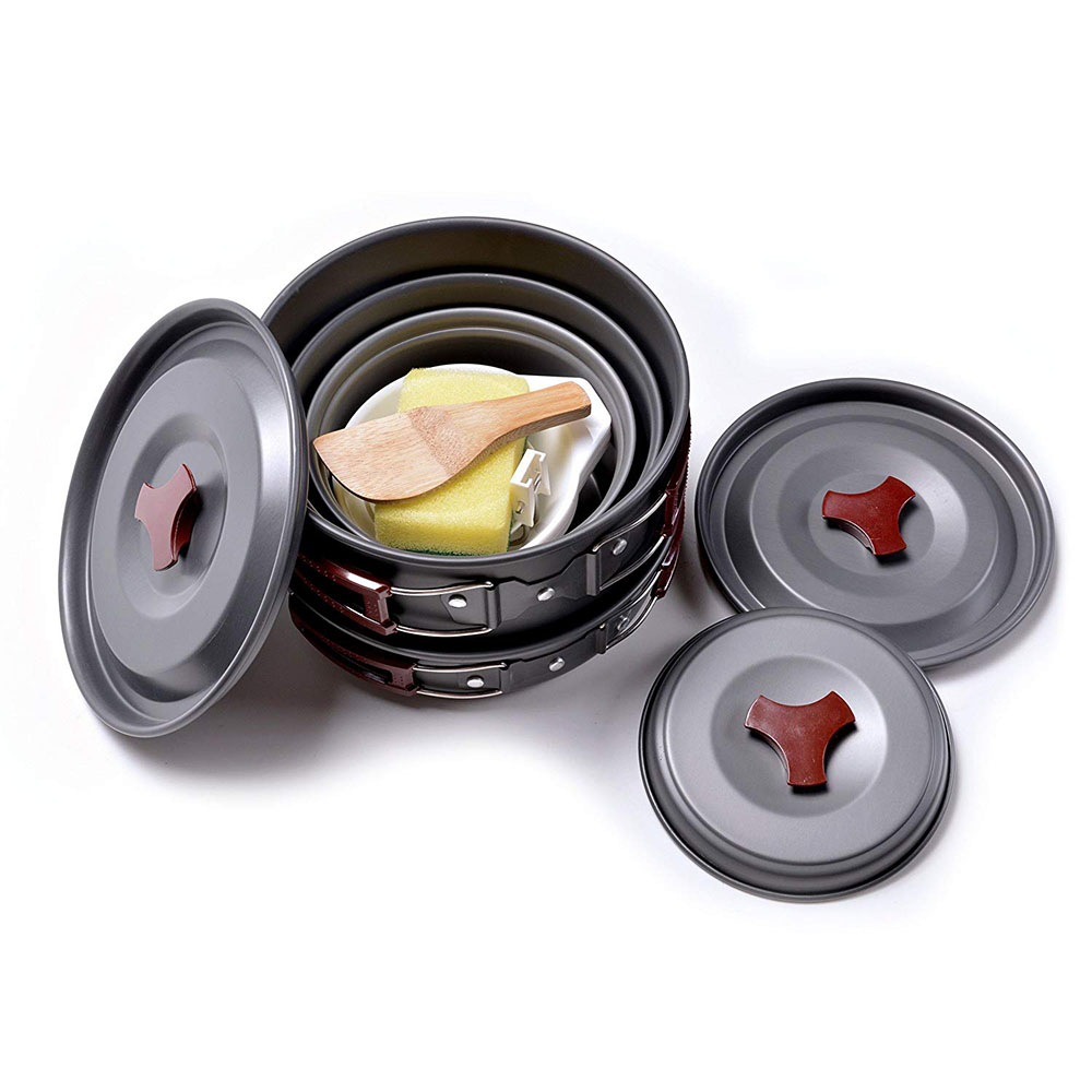 Outdoor Camping Cookware Kit N - Outdoor Camping Kitchen Set ulasan dan harga